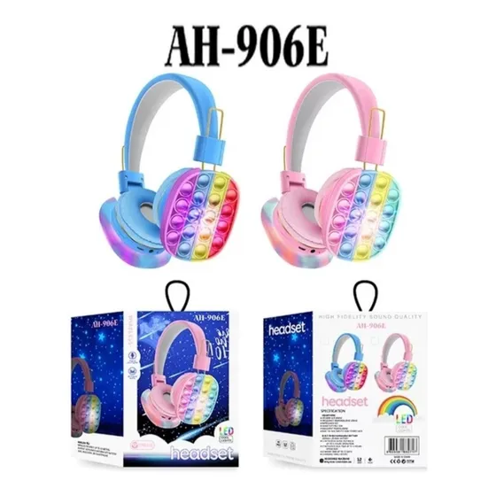 Audifonos Inalambricos Pop It Luces Led