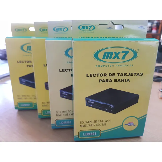 Pack X 4unid  Lector  De Memoria Usb 2.0 Interno Bahia 3.5''