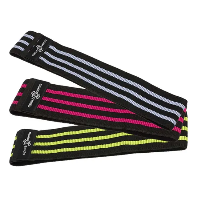 Bandas Planas Set X 3 Sportfitnes Elásticas En Tela Cerradas
