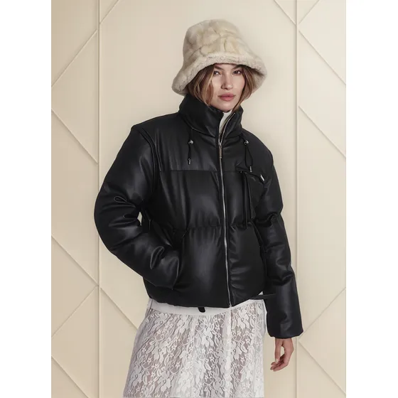 Campera Ecocuero Mujer Chaqueta Simil Darling