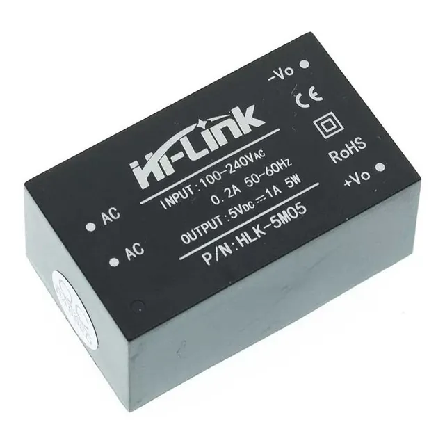 5 Pzas Hlk-5m05 Convertidor Ac Dc Fuente 5v 5w