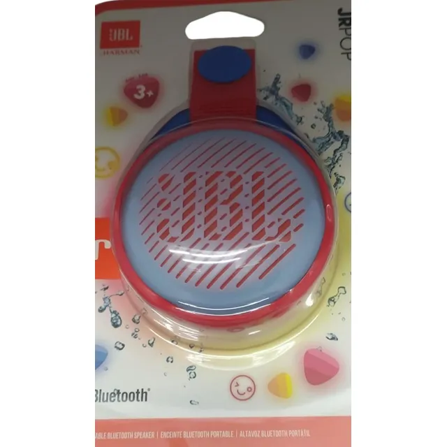 Parlante Jbl Harman Bluetooth Portatiljrpop Resiste Agua 5hs Rojo