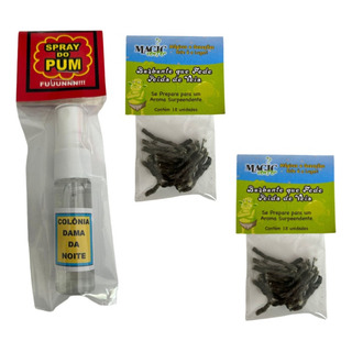 Pegadinha Kit Do Fedor 2 Barbante Que Fede + 1 Spray Do Pum Pegadinha Kit Do Fedor 2 Barbante Que Fede + 1 Spray Do Pum