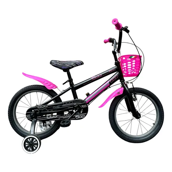 Bicicleta Infantil Rodado 16 Con Rueditas Baby Shopping