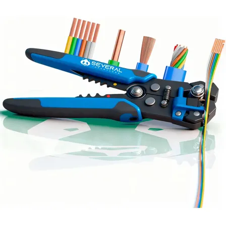 Alicate Desencapador e Crimpador Automático 8 para Fios de 0.2 a 6.0 mm2
