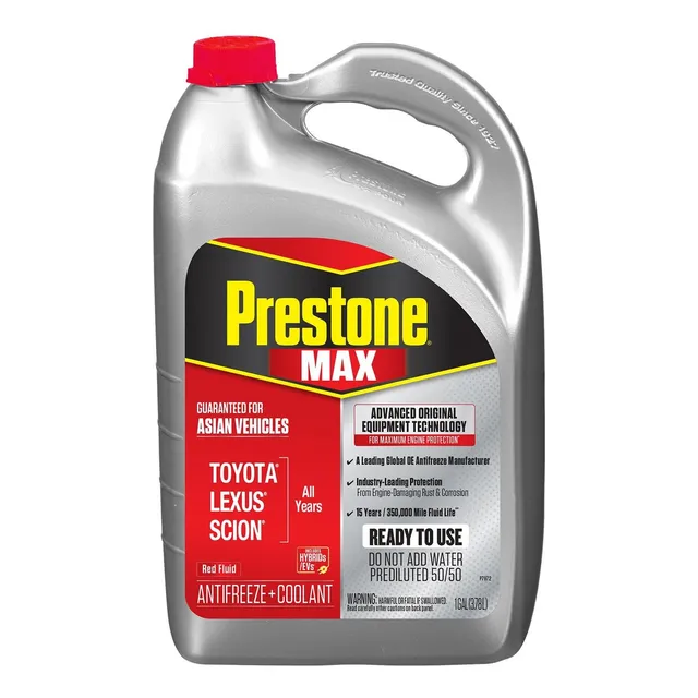 Refrigerante Prestone Max Rojo 50% para Toyota Lexus Galón