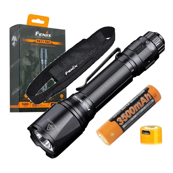 Linterna Tactica Led Fenix Tk11 Tac 1600 Lumens + Bateria.