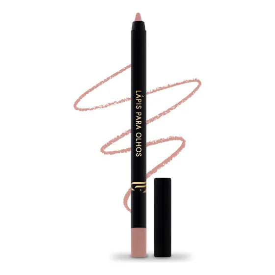 Lapis Em Gel Delineador Para Olhos Esfuma Lf Pro Cor Nude