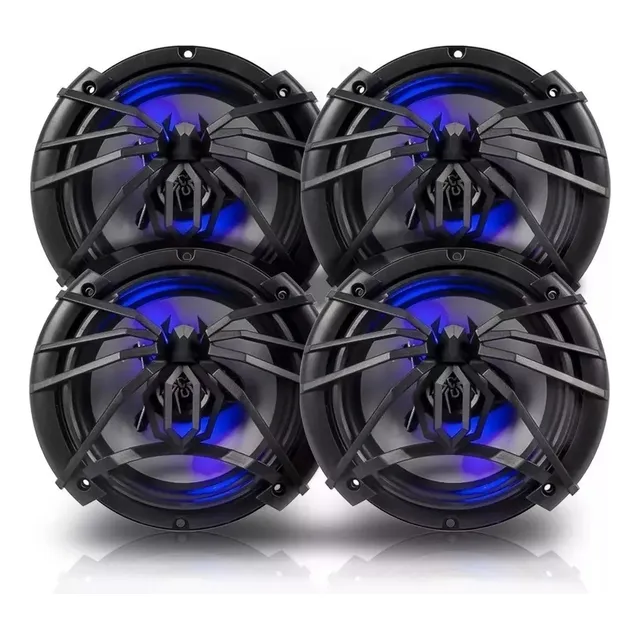 Paquete 4 Bocinas 6.5puLG Soundstream Lx650 3vias 280 Watts