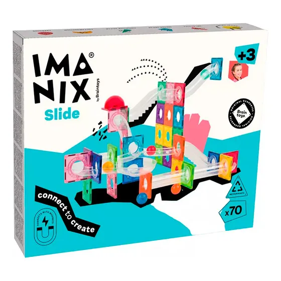 Imanix Tobogan Starter 70 Piezas Braintoys
