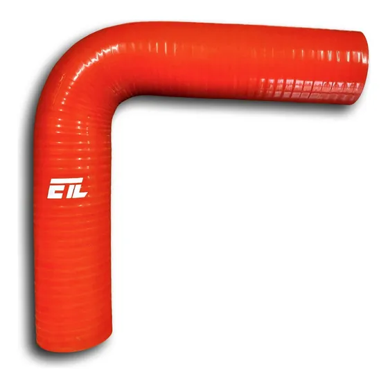 90 Grado Silicona Codo Rojo
