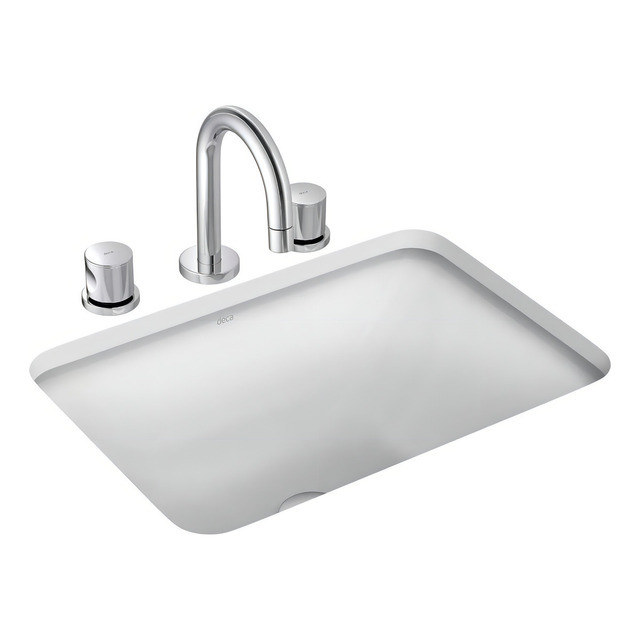 Cuba Para Banheiro De Embutir Deca Classic L375 Branco Brilhante 48cm X 35.5cm 17cm De Alt... Cuba Para Banheiro De Embutir Deca Classic L375 Branco Brilhante 48cm X 35.5cm 17cm De Alt...