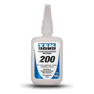 Cola Instantânea Tek Bond 200 100g Cola Instantânea Tek Bond 200 100g