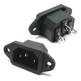 Kit 10 Plug Ac Tripolar C14 Macho 10a Painel Kit 10 Plug Ac Tripolar C14 Macho 10a Painel