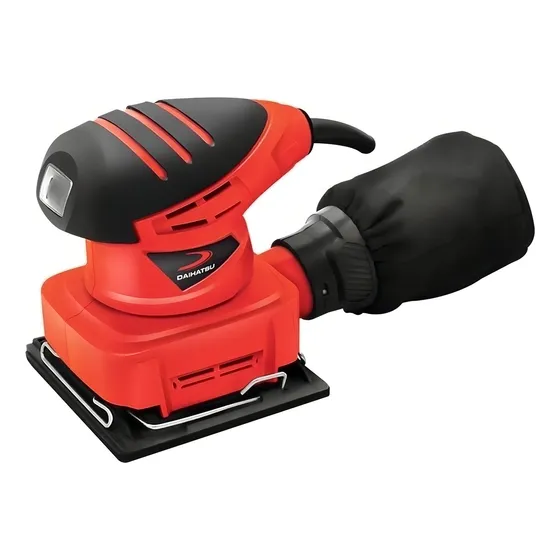 Lijadora Orbital Daihatsu Loc180 13000 Rpm 180w Color Naranja Frecuencia 50 Hz