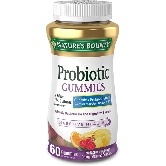 Nature's Bounty Probiotic Gummies, 60 Gomitas