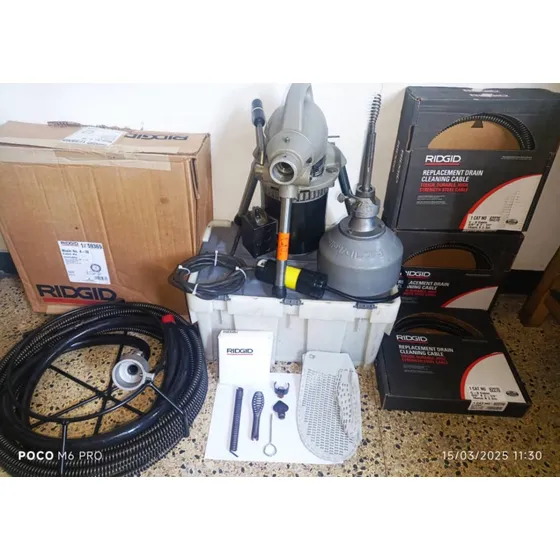 K-50 Ridgid 230 Voltios  + Juego De Guaya Nuevo