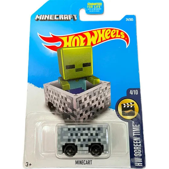 Hot Wheels Minecart (2017) Minecraft