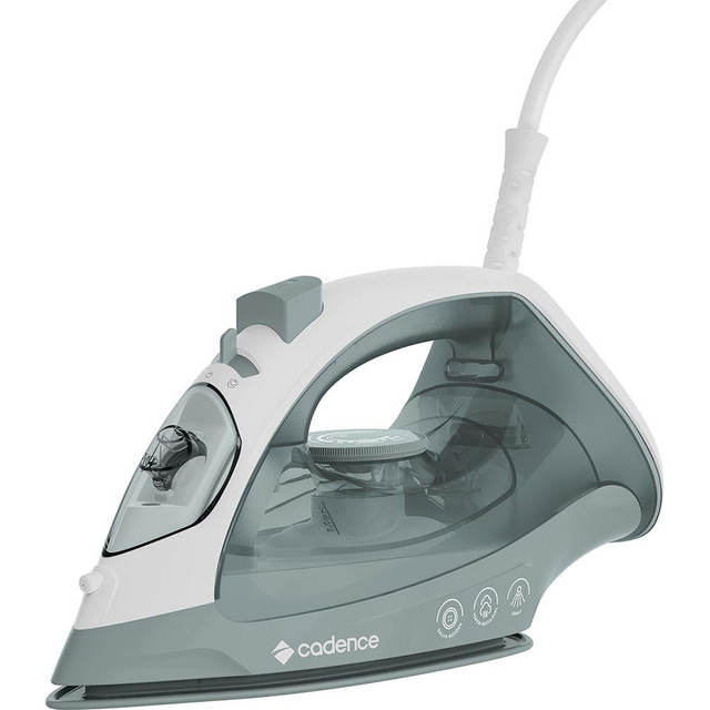 Ferro De Passar A Seco E A Vapor 2 Em 1 Cinza Iro215 Cadence 220v Ferro De Passar A Seco E A Vapor 2 Em 1 Cinza Iro215 Cadence 220v