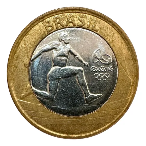 Brasil - 1 Real - Año 2014 - Atletismo - Rio - Económica