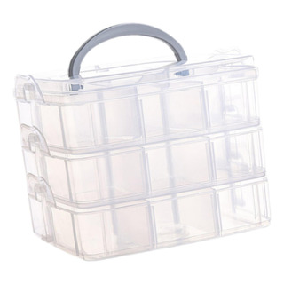 Caja Organizadora De 18 CuadrĂculas, 3 Capas, Organizador De Caja Organizadora De 18 CuadrĂculas, 3 Capas, Organizador De