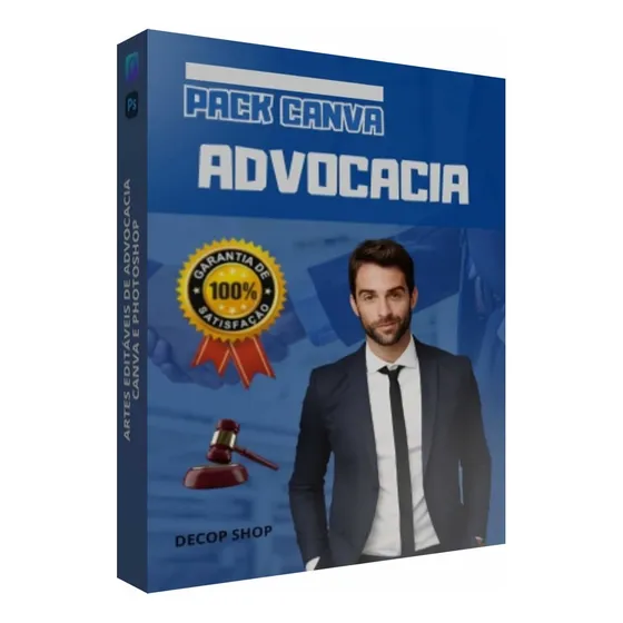 Pack 159 Artes Editáveis Advocacia Advogados Canva Photoshop
