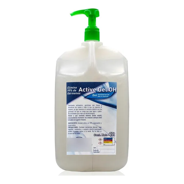 Gel Antibacterial 4 Litros 70% De Alcohol