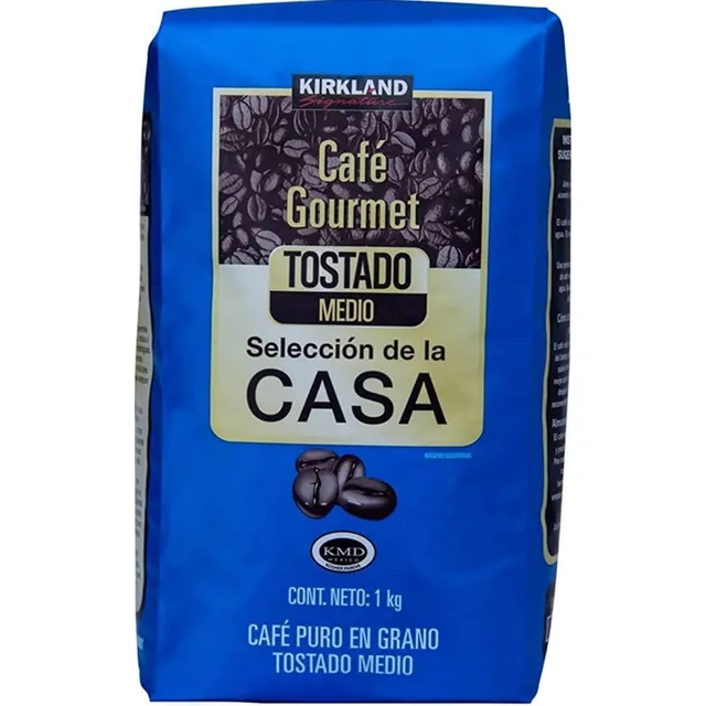 Café Gourmet Grano Entero Selección De La Casa Kirkland 1 Kg