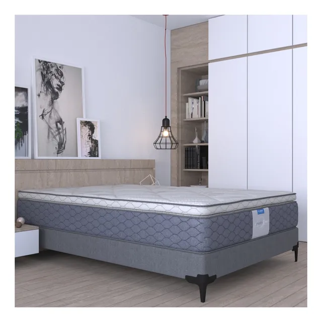 Colchon King Size Restonic Espuma De Alta Densidad Con Tratamiento Antibacterial Ultra Comodo