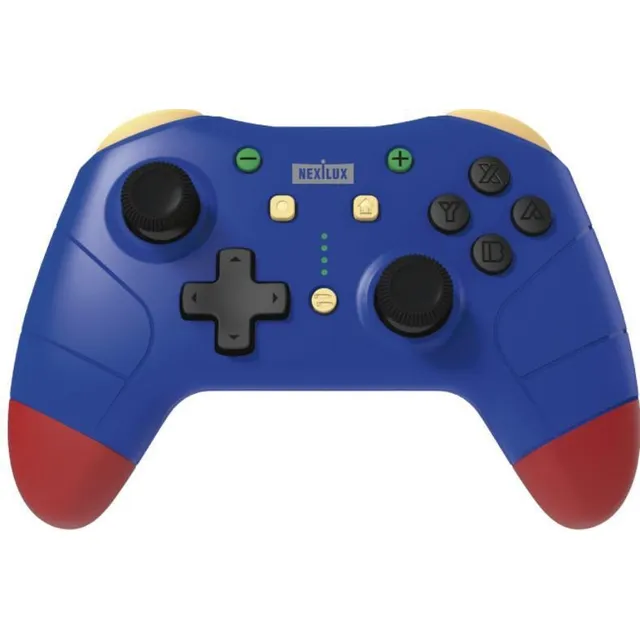 Controlador inalámbrico Nexilux azul-rojo - Switch, PC, Android