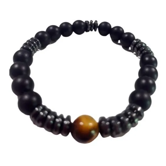 Pulsera Ojo De Gato Para Hombre.
