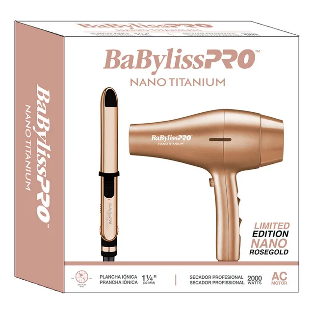 Babyliss Pro Secador Y Plancha Combo Editión Limitada