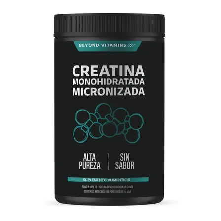 Creatina Monohidratada Micronizada En Polvo | Pre Workout - 100% Alta Pureza Certificada | Disuelve Rápido -con Scoop Dosificador - Creatine Monohydrate Pre Entreno - Creatina Mujer /hombre - Gym 300g