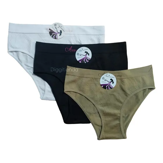 Pack X3 Bombacha Microfibra Mujer Linda Luna Adultos