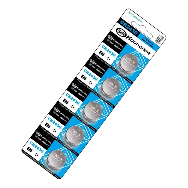 Pack X5 Pilas Boton Cr2430 Cr 2430 3v