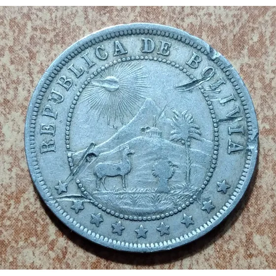 Moneda 10 Centavos   Año 1918  Muy Bueno+