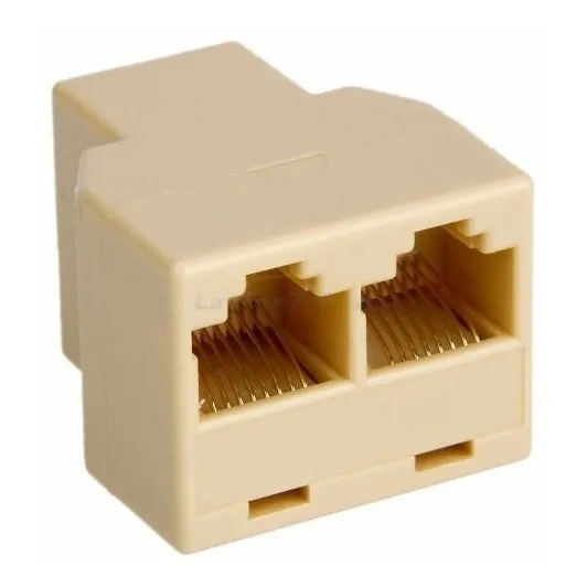 Splitter Rj45, Duplicador Para Conexión De Red
