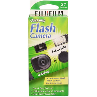 Fujifilm Cámara Desechable Fuji Quicksnap 400 Flash 27 Fotos Fujifilm Cámara Desechable Fuji Quicksnap 400 Flash 27 Fotos