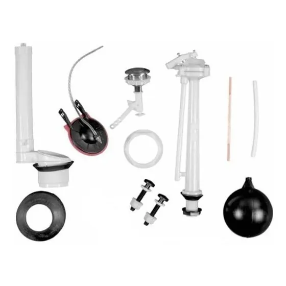 Herraje Delta Con Boton Superior Para Sanitarios Venceramica