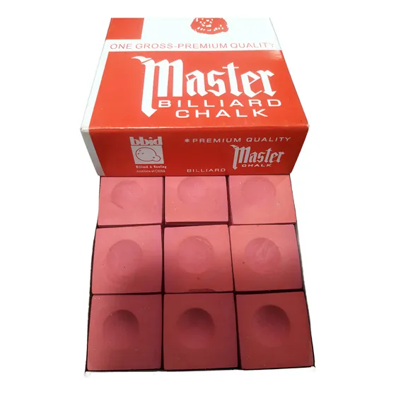 Tiza Para Tacos De Pool O Billar Golden Deportes Brienza Color Rojo