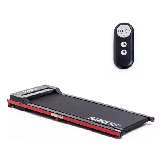 Cinta Caminar Con Motor Arg-360-X Randers Ultraplana Display Negro Y Rojo