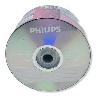 Dvd-r Philips 16x 120 Min 4.7 Gb 50 Piezas. Dvd-r Philips 16x 120 Min 4.7 Gb 50 Piezas.