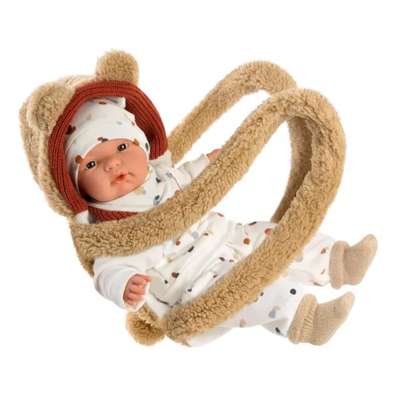 Muñeca Reborn Llorens Joel Lloron 38cm Con Colgador 38945