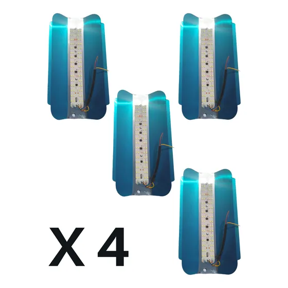 Reflector Led 50w Ultra Liviana Lámpara Bombillo Pack 