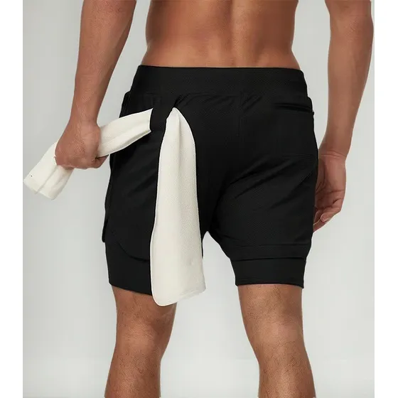 Trajes De Bano Para Hombre Gordos Shorts Correr Gym