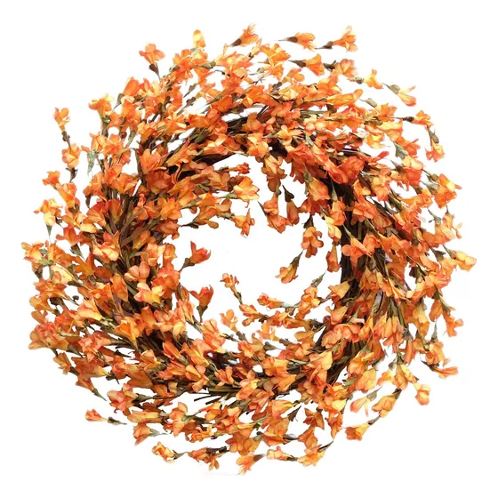 Corona De Flores Para Puerta, Hecha Con Flores Tamaño 45 Cm