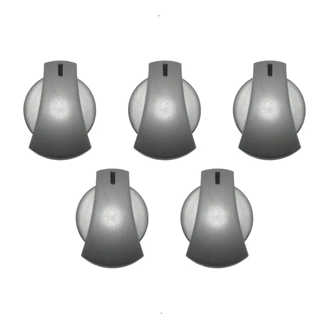 Juego De 5 Perillas Compatible C/ Patrick Metalizada Cpf 6mm