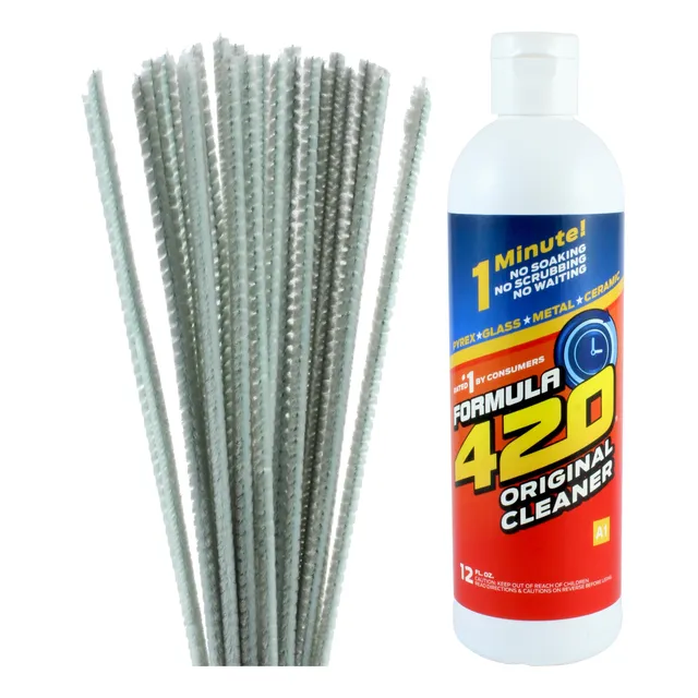 Formula 420 Limpiador Bong Pyrex Pipas Metal +20 Limpiapipas