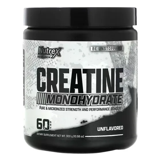 Creatina Monohidratada Nutrex  Research 60 Servicios 