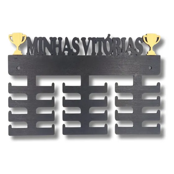 Porta Medalhas Minhas Vitórias Exiba Suas Conquistas Enfeite